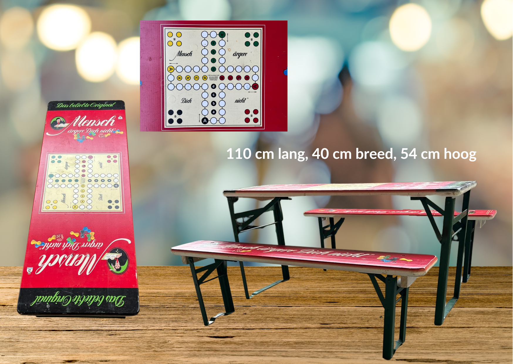 Mens erger je niet tafel