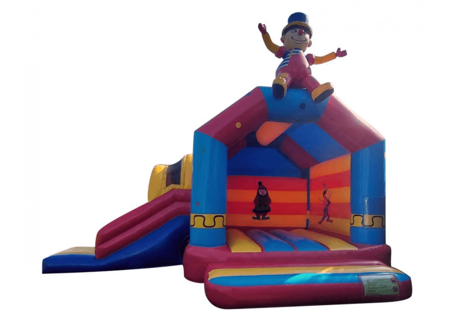De Glijdende Clown springkussen